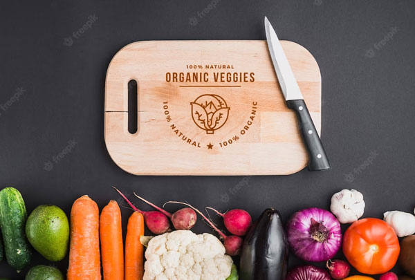 Free PSD Healthy Food Mockup