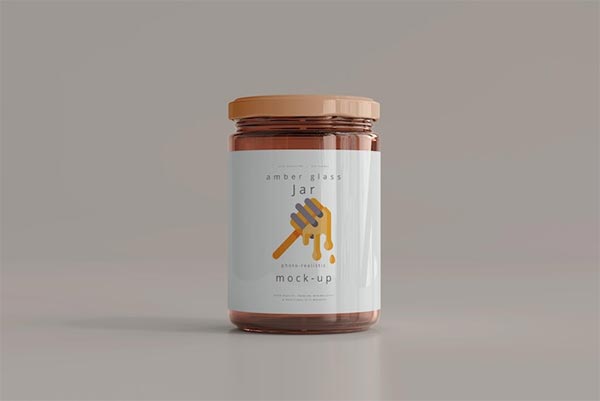 Free PSD Jar Mockup