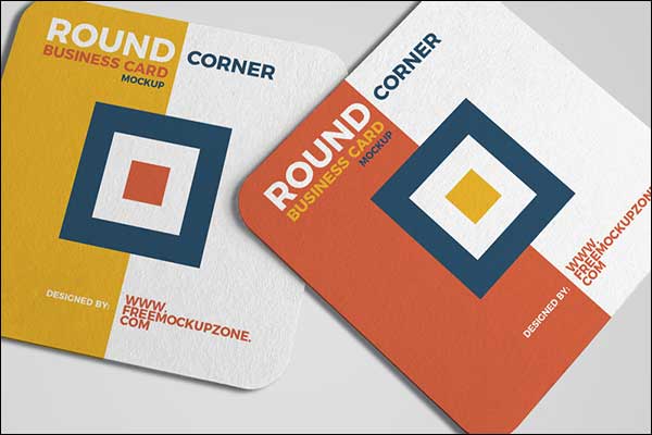 Free Recycled Paper Drink Coasters PSD Mockup