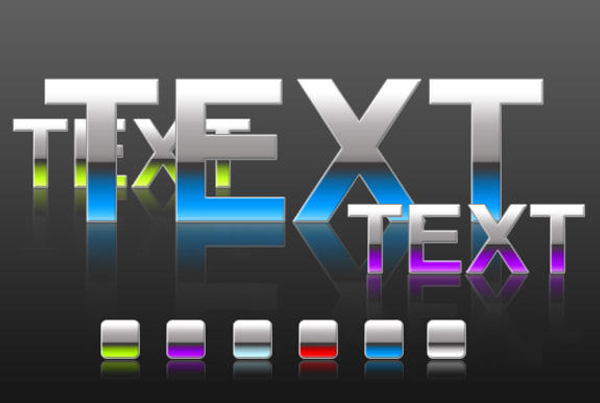 Free Shiny Text Styles