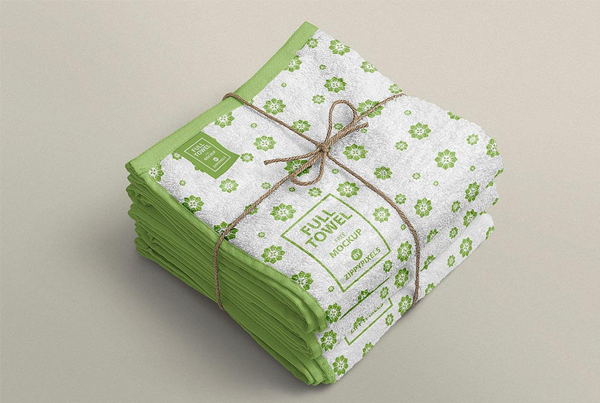 Free Beach Towel Mockup