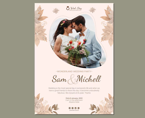 Free Best Wedding Flyer Templates