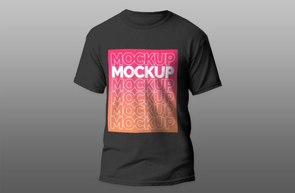 Free Black Tshirt Mockups