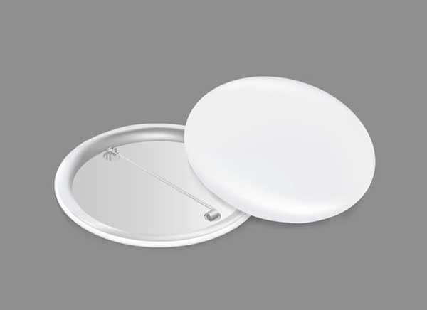 Free Blank Pin Mockups