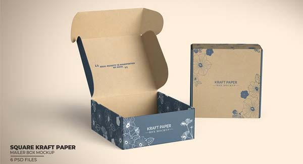 Free Box Mockup Generator