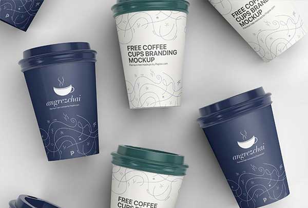 Free Branding Coffee Cup Mockup