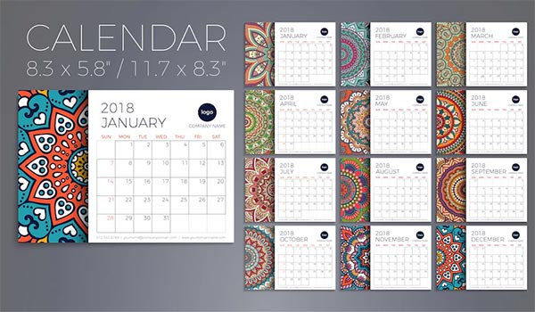 Free Calendar Mockups