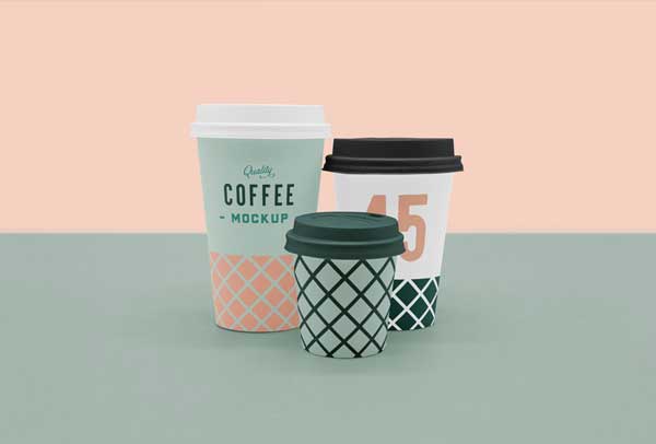 Free Coffee Cup Mockup Scene