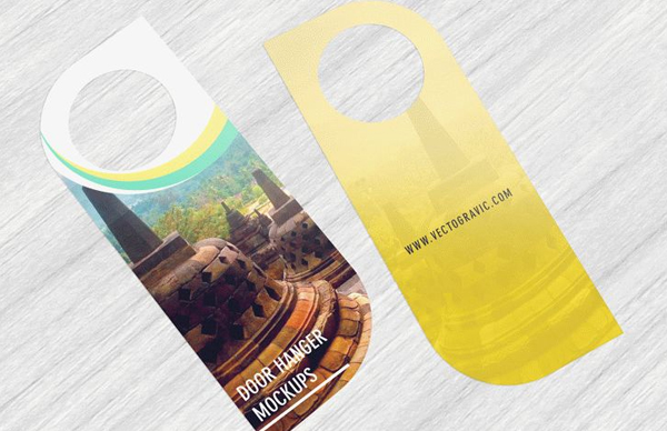 Free Download Door Hanger Mockups