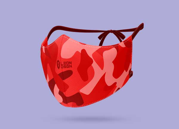 Free Face Mask Mockup Design
