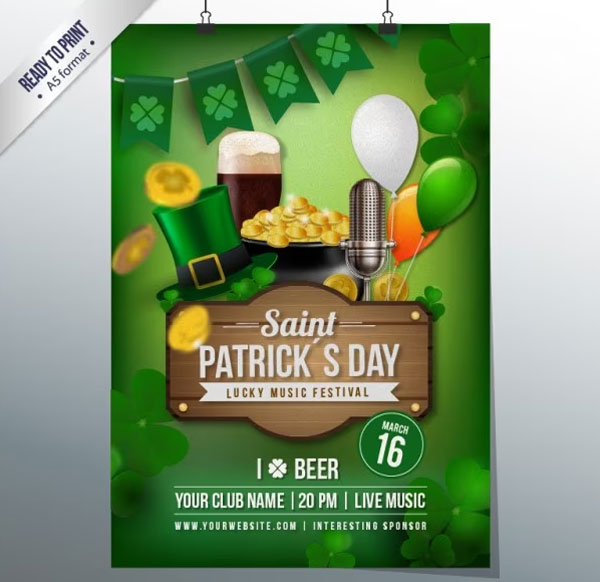 Free Flyer For Saint Patrick