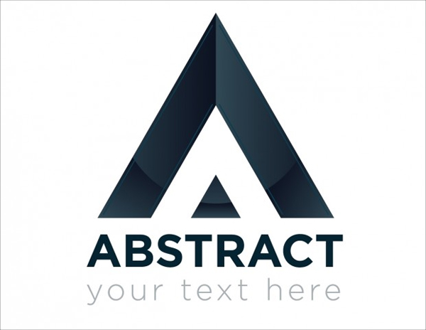 Free Geometric Triangle Logo