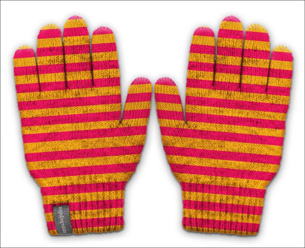Free Gloves Mockup PSD Template