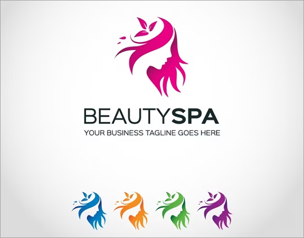 Free Hair Salon Logo Collection Template