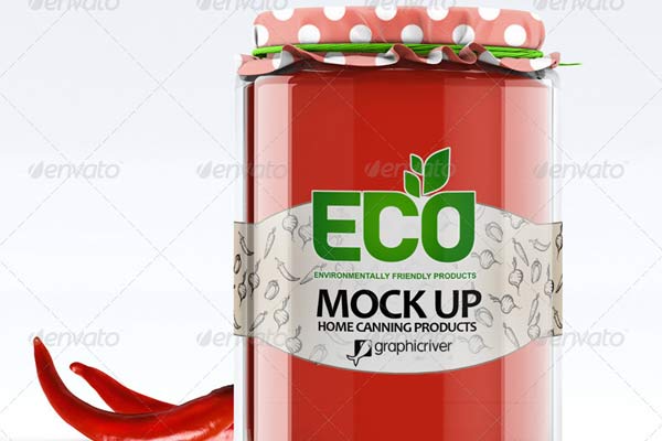 Free Jar Mockup