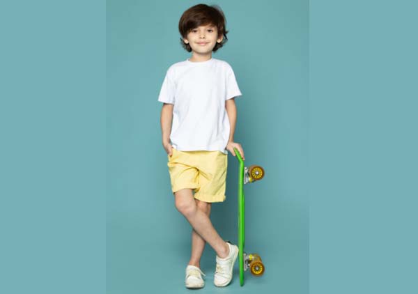 Free Kids T-Shirt Mockup PSD