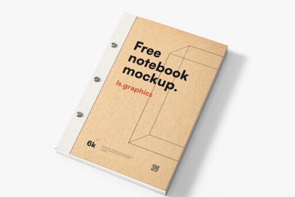 Free Note Book Mockup