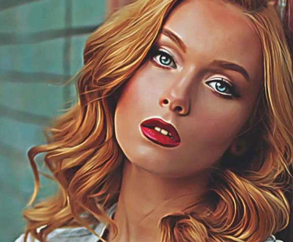 Free Oil Painting Photoshop Actions Template