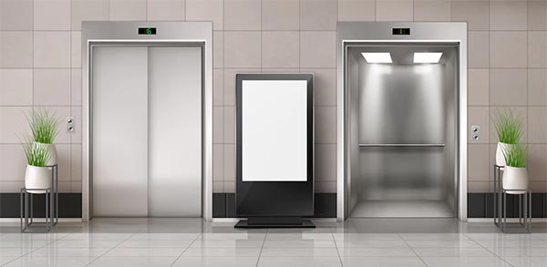 Free PSD Elevator Mockup Template