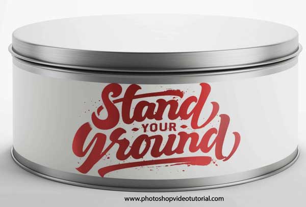Free Paint Can Mockup