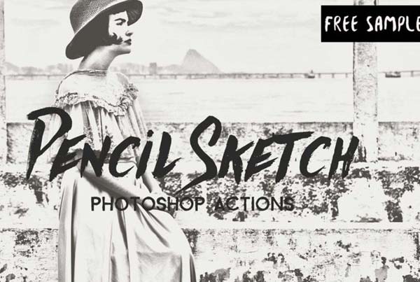 Free Pencil Drawing Photoshop Actions