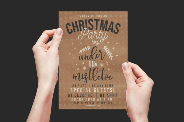 Free Printable Christmas Flyer Templates