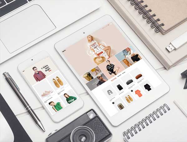 Free Smartphone with Tablet Free Mockup