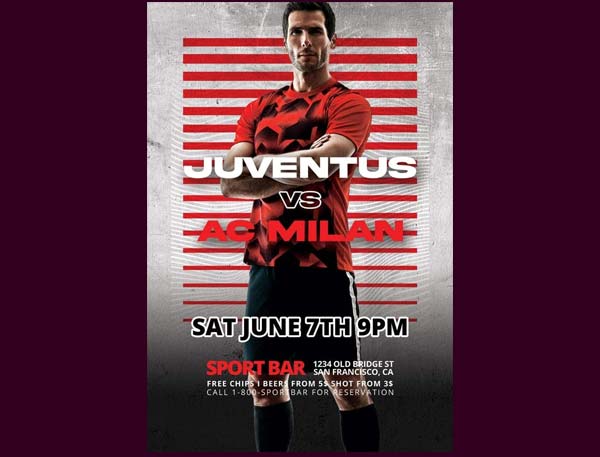 Sample Soccer Tournament Event Flyer