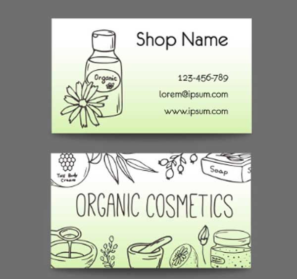 Free Spa and Beauty Business Card