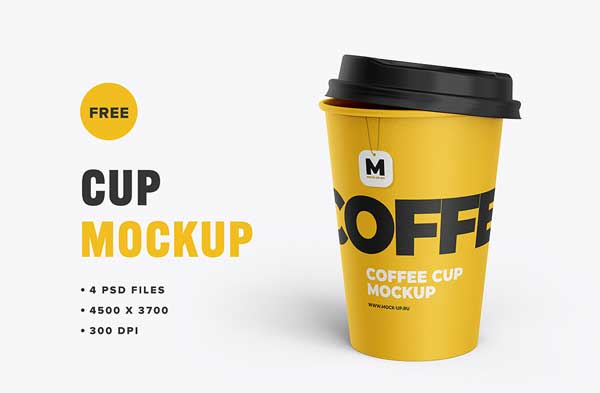 Free Tea and Coffee Cup Mockup
