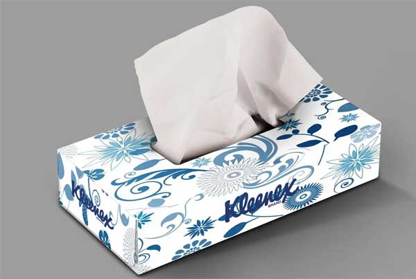 Free Tissue Box PSD Mockup