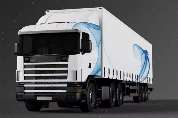 Free Truck Mockup Generator Download