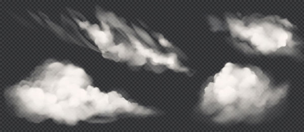 Free Vector Smoke Icons