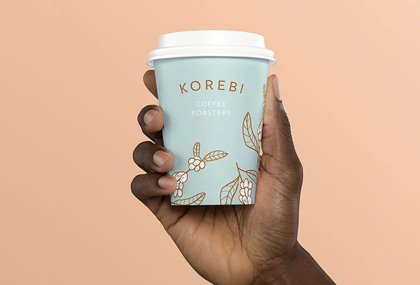 Free Watercolor Coffee Cup Mockup