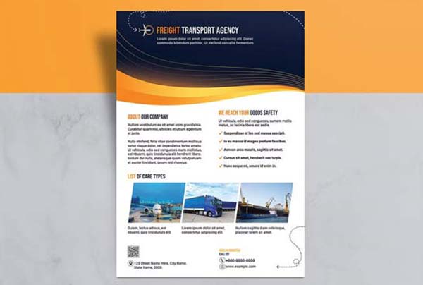 Freight Transport Agency Flyer Download