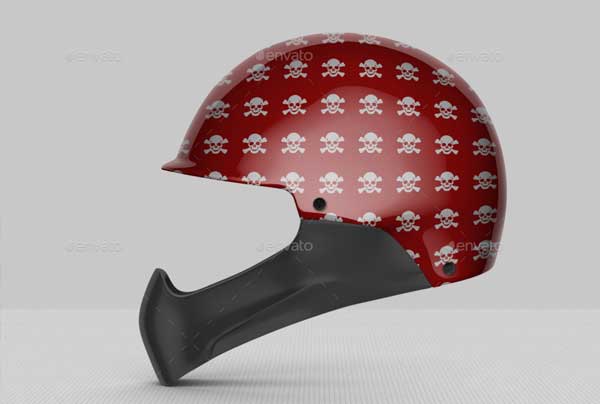 Full Face Helmet Mockup