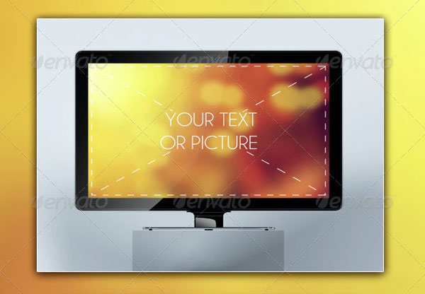 Full HD LCD TV Mock-Up