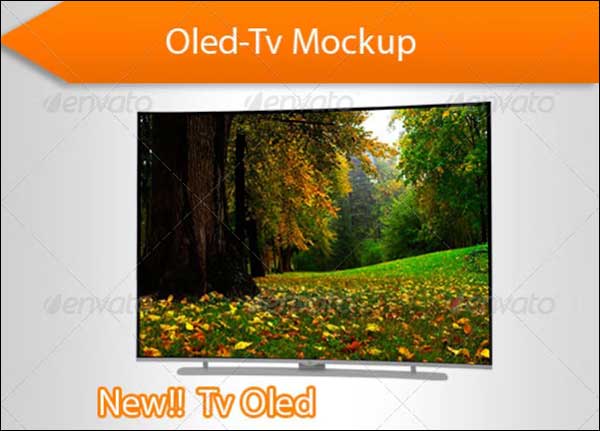 Full HD Tv Mockup