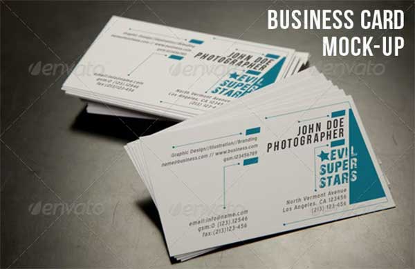 Fully Editable Visting Card Mockups
