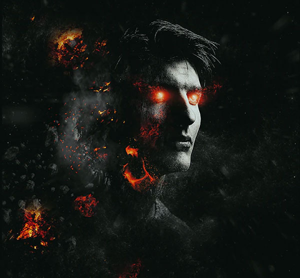 Galaxy Abstract Face Photoshop Action