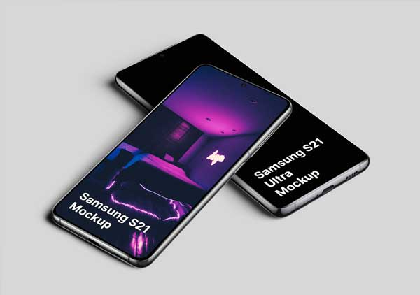 Galaxy S21 Free Smartphone Mockup