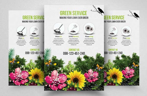 Garden Care Services Flyer Template