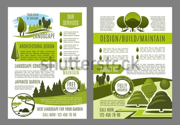 Gardening Design Brochure Template