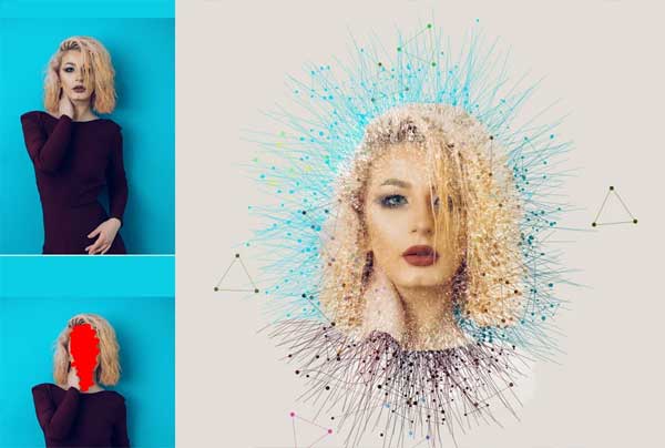 Geometric Effect Photoshop Overlay