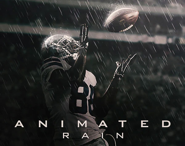Gif Animated Rain Photoshop Action