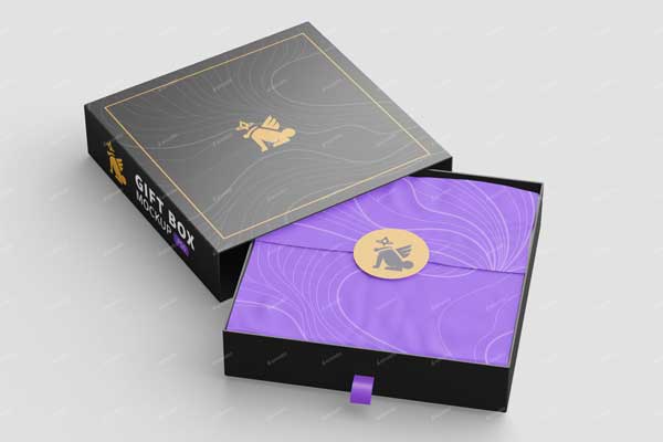 Gift Box Mockup Template