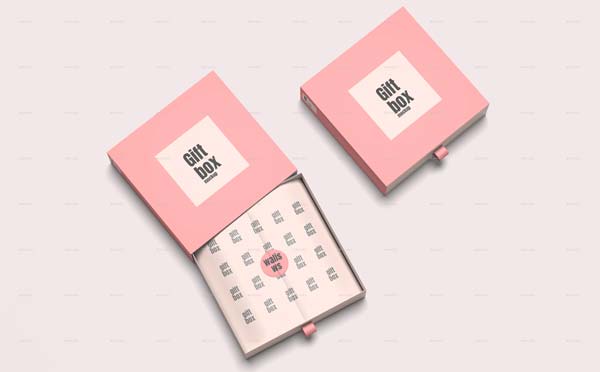 Gift Box Mockup