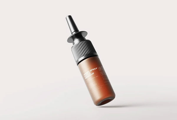 Glass Nasal Spray Mockups