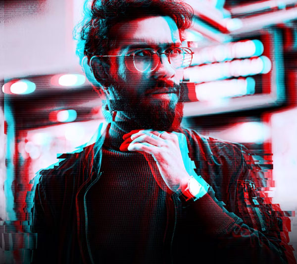 Glitched Photoshop Action