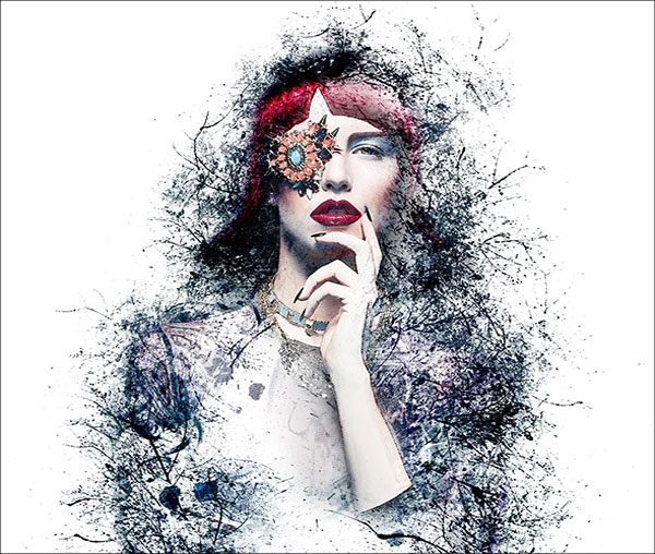 Glitter Lines Photoshop Action